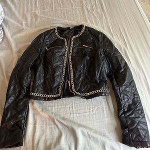 BEBE faux leather jacket